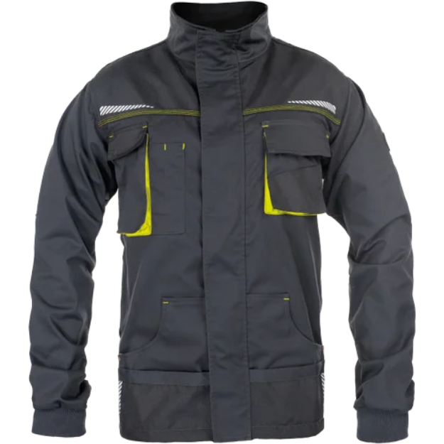Obrázek z CERVA EMERTON STRETCH bunda černá/žlutá 
