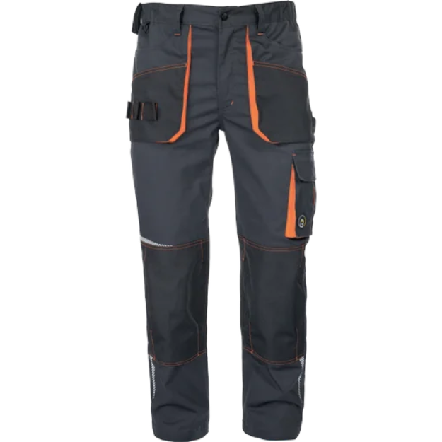 Obrázek z CERVA EMERTON STRETCH kalhoty šedá/oranžová 