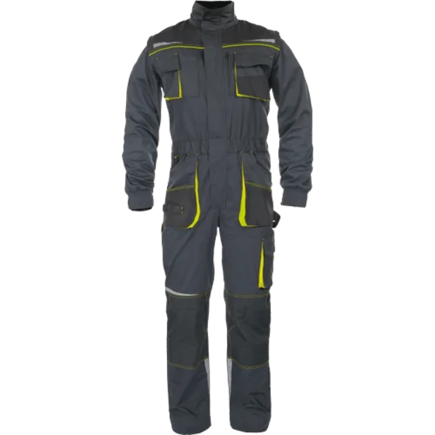 Obrázek z CERVA EMERTON STRETCH kombinéza černá/žlutá 
