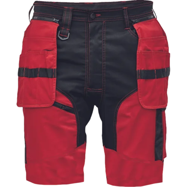 Obrázek z CERVA KEILOR FP STRETCH šortky červená 