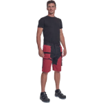 Obrázek z CERVA KEILOR FP STRETCH šortky červená 