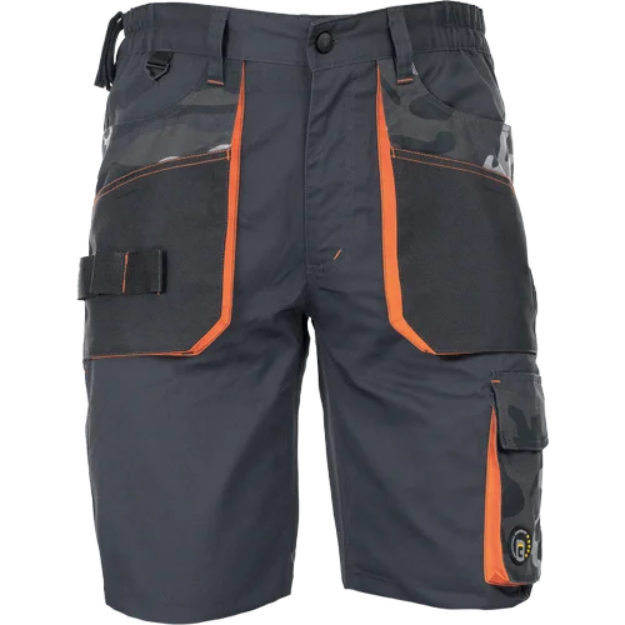 Obrázek z CERVA EMERTON STRETCH šortky šedá kamufláž 