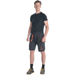 Obrázek z CERVA EMERTON STRETCH šortky šedá/oranžová 