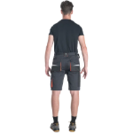 Obrázek z CERVA EMERTON STRETCH šortky šedá/oranžová 