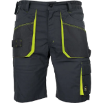 Obrázek z CERVA EMERTON STRETCH šortky černá/žlutá 