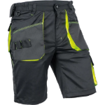 Obrázek z CERVA EMERTON STRETCH šortky černá/žlutá 