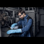 Obrázek z Uvex PHEOS cx2 Straničkové brýle modro/černé 