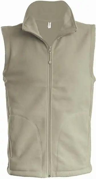 Obrázek z Kariban LUCA Pánská mikrofleecová vesta beige 
