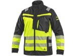 Obrázek z Blůza CXS NAOS HV, pánská, černá-žlutá Hi-Vis, reflexní pruhy 