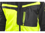 Obrázek z Blůza CXS NAOS HV, pánská, černá-žlutá Hi-Vis, reflexní pruhy 