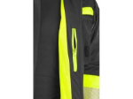 Obrázek z Blůza CXS NAOS HV, pánská, černá-žlutá Hi-Vis, reflexní pruhy 