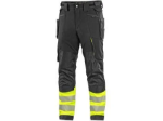 Obrázek z Kalhoty CXS NAOS HV, pánské, černo-žlutá Hi-Vis, reflexní pruhy 