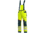 Obrázek z Kalhoty CXS BEDFORD, výstražné, pánské, softshell, žluto-petrolová 