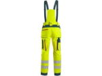 Obrázek z Kalhoty CXS BEDFORD, výstražné, pánské, softshell, žluto-petrolová 