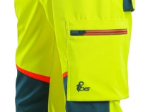 Obrázek z Kalhoty CXS BEDFORD, výstražné, pánské, softshell, žluto-petrolová 