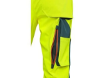 Obrázek z Kalhoty CXS BEDFORD, výstražné, pánské, softshell, žluto-petrolová 