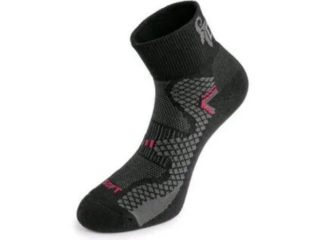 Obrázek z Ponožky CXS SOFT, černo-červené, vel. 37-39 
