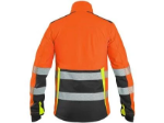 Obrázek z Bunda CXS BENSON, výstražná, softshell, pánská, oranžovo - černá 