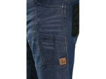 Obrázek z Kraťasy jeans CXS MURET, pánské, modro-černé 