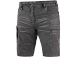 Obrázek z Kraťasy jeans CXS MURET, pánské, šedo-černá 