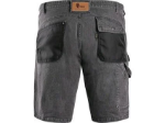 Obrázek z Kraťasy jeans CXS MURET, pánské, šedo-černá 