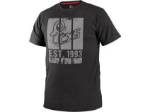 Obrázek z Tričko CXS WILDER, krátký rukáv, potisk CXS logo, černé 
