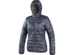 Obrázek z Bunda CXS OCEANIA, zimní, dámská, oboustranná, kouřově modro - šedá 