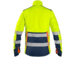 Obrázek z Bunda CXS BENSON, výstražná, softshell, pánská, žluto-modrá 