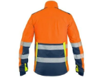 Obrázek z Bunda CXS BENSON, výstražná, softshell, pánská, oranžovo-modrá 