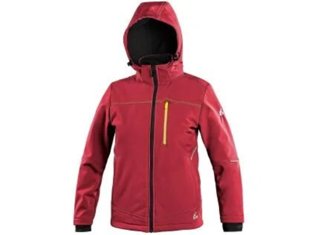 Obrázek z Bunda CXS STRETCH, dětská, softshell, červená 