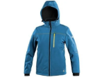 Obrázek z Bunda CXS STRETCH, dětská, softshell, středně modrá 