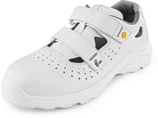 Obrázek z Obuv CXS WHITE ANAPO S1 ESD, sandál 