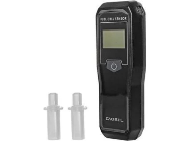 Obrázek z Měřič alkoholu CA05FL, digitální LCD displej, černý 