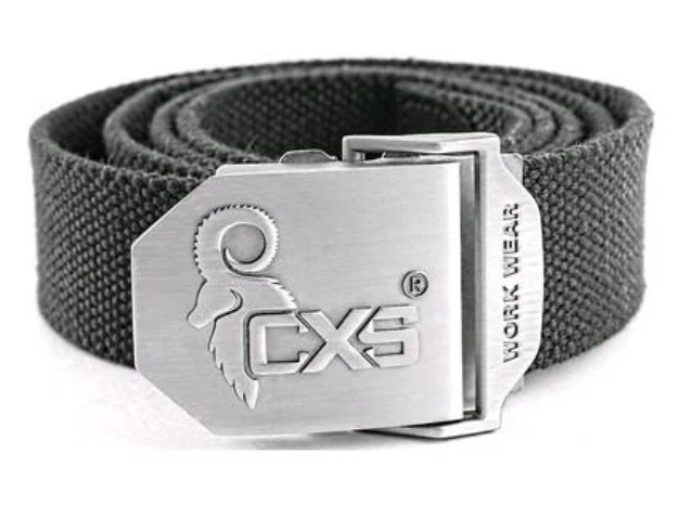 Obrázek z Opasek CXS NAVAH, černý, 4 cm, 150cm, textilní, spona s logem CXS 