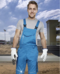 Obrázek z ARDON®SUMMER Pracovní kalhoty s laclem modré 