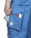 Obrázek z ARDON®SUMMER Pracovní kalhoty s laclem modré 