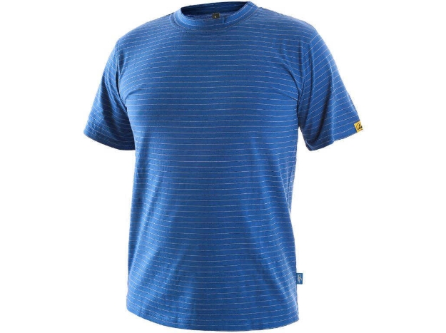 Obrázek z WORKWEAR ESD EDGE Pánské tričko světle modré 