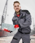 Obrázek z ARDON®COOL TREND Montérková blůza šedo-černá 