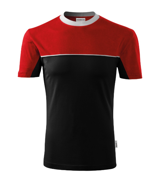 Obrázek z MALFINI 109 Colormix Tričko unisex černo/červené 