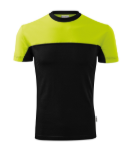Obrázek z MALFINI 109 Colormix Tričko unisex černo/limetkové 