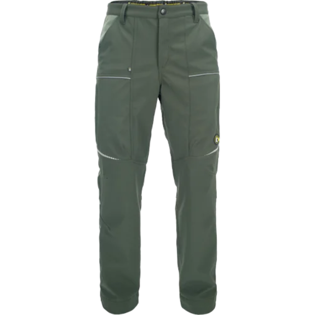Obrázek z CERVA STIRLING STRETCH softshell zimní kalhoty zelená 
