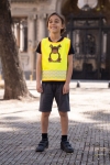 Obrázek z Korntex FUN Dětská bezpečnostní vesta hi vis yellow/​moose 