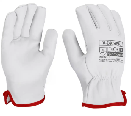 Obrázek Procera X-DRIVER Pracovní celokožené rukavice