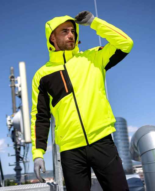 Obrázek z Zimní softshellová bunda ARDON®CITYCONIC®Hi-vis žlutá 