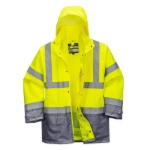 Obrázek z PORTWEST EXECUTIVE 5v1 S768 / Reflexní HI-VIS bunda 5v1 - HV žlutá/šedá 